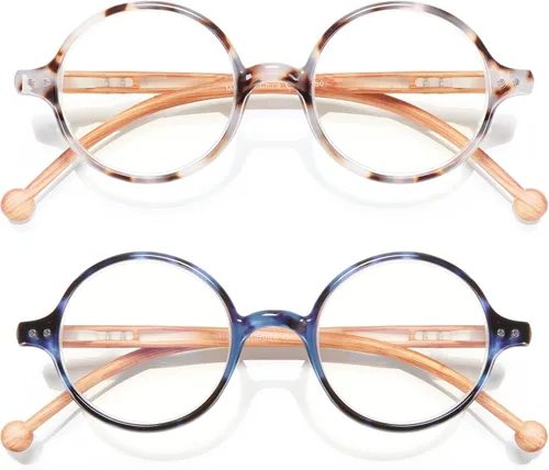 Miniatura 11 de Gafas de Lectura Redondas para Mujeres y Hombres con Bloqueo de Luz Azul, Lectores Circulares Unisex Ultraligeros, Gafas de Lectura sin Prescripción