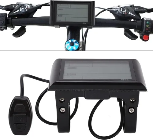Miniatura 4 de Computadora de bicicleta, panel de control de pantalla LCD S900, 36 V 48 V bicicleta eléctrica LCD medidor de pantalla LCD computadora de ciclismo