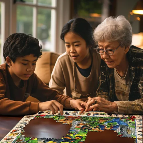 Miniatura 6 de White Mountain Puzzles Birds of the Backyard - Rompecabezas de 1000 piezas