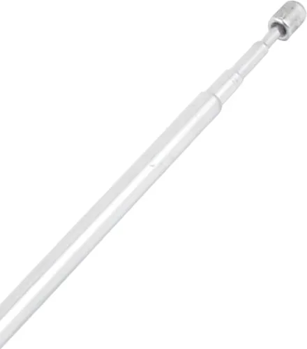 Miniatura 4 de uxcell Antena telescópica de 4 secciones de 16.9 in para TV RC Controller FM AM Radio, antena telescópica universal de repuesto para radio, TV