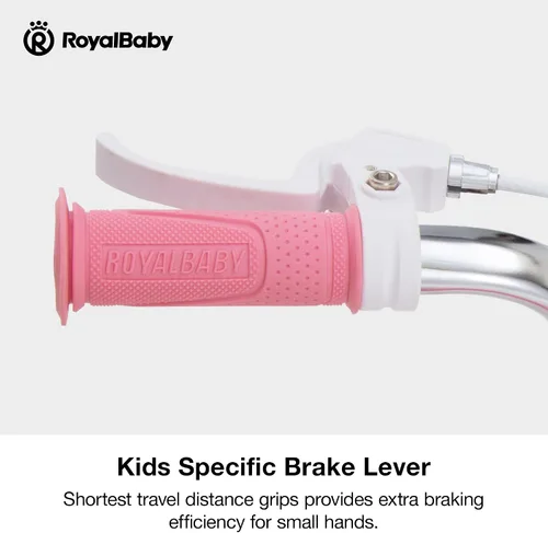 Miniatura 7 de RoyalBaby Bicicleta EZ para niñas, bicicleta Stargirl, entrenamiento libre, equilibrio a pedal, bicicleta de fácil aprendizaje, 12-20 pulgadas