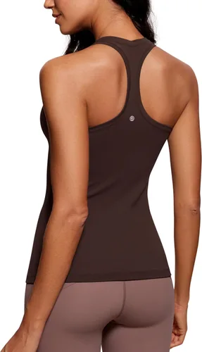 Miniatura 7 de CRZ YOGA - Camisetas sin mangas de entrenamiento para mujer, con espalda cruzada, brasier deportivo, para yoga, gimnasio