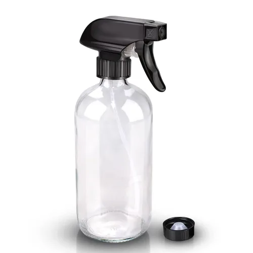 Miniatura 10 de Botellas de spray de vidrio ámbar Wedama, botellas de spray de vidrio de 16 oz para soluciones de limpieza y aceites esenciales, botella de spray