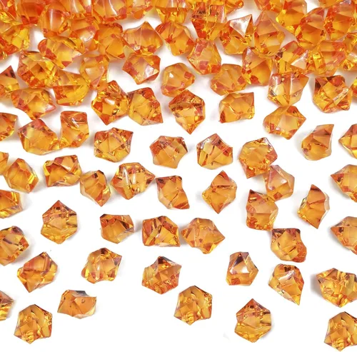 Miniatura 9 de Rellenos de Jarrón Negros para Decoración del Hogar, Cubitos de Hielo Triturado Falsos, Rellenos de Jarrón, 150 piezas Cubitos de Hielo Falsos