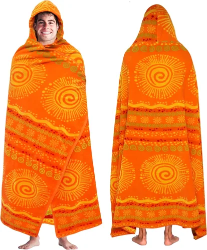 Miniatura 18 de COTTON CRAFT - Toalla de playa extra ancha con rayas ombre para dos, 147.3 x 172.7 cm - Algodón puro - Tela jacquard doble gruesa de felpa súper