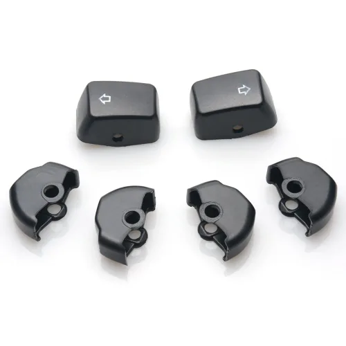 Miniatura 6 de Kit de tapas de interruptor negras con control manual para Harley Sportster XL Dyna Softail 2014-2023
