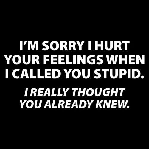 Miniatura 2 de You Stupid I Thought You Knew Humor Graphic - Camiseta sarcástica divertida