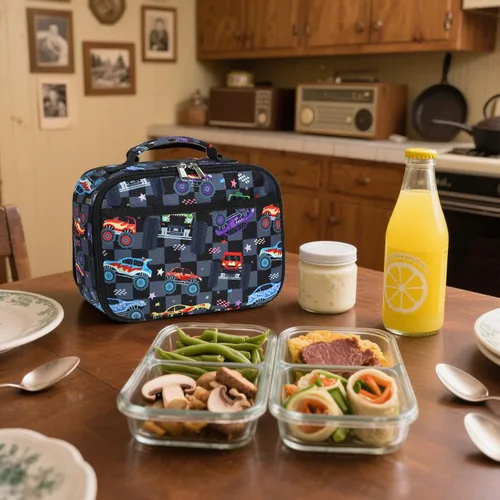 Miniatura 114 de CAMTOP - Conjunto de mochila y lonchera con estampados divertidos para niños de preescolar y primaria), Y0058-2