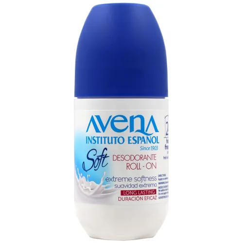 Miniatura 3 de Instituto Español Avena Desodorante Soft, Roll-On Antitranspirante, Te ayudará con el mal olor causado por el sudor, 100% Avena Natural, 24 horas