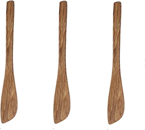 3 piezas X 6 "Pan de madera, Beakery, Butter, Mermelada, Cuchillos Esparcidores Cuchillo Madera Rosa