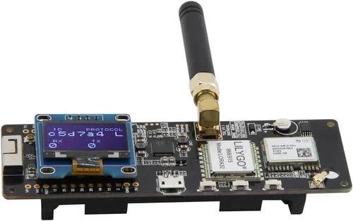 Miniatura 2 de LILYGO T-Beam LORA32 915MHz ESP32 WiFi BLE CH9102F chip TTGO placa de desarrollo soldado módulo OLED