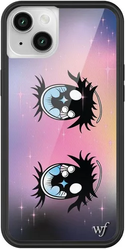 Miniatura 8 de Fundas Wildflower - Compatibles con Apple iPhone 14 Plus Parachoques protector negro, certificado de prueba de caída de 4 pies, propiedad