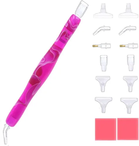 Miniatura 12 de Praise V Do Bolígrafo de Pintura de Diamantes, Pluma de Arte de Diamantes, Juego de Herramientas y Accesorios de Pintura de Diamantes, Estiércol