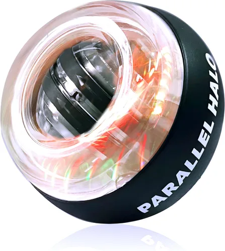 Miniatura 9 de Power Wrist Ball AUTO Start Gyro Ball with LED Lights Forearm Exerciser Wrist Strengthener for Strengthening Muscle and Bones Azul y blanco