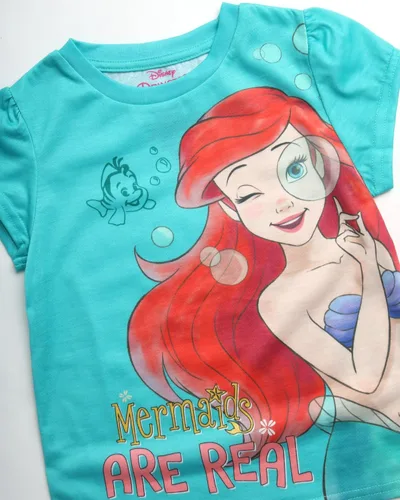 Miniatura 4 de Disney Girls T-Shirt 4 Pack Cute Minnie Mouse and Princess Short Sleeve Shirts Princess Tee Gift Set for Girls