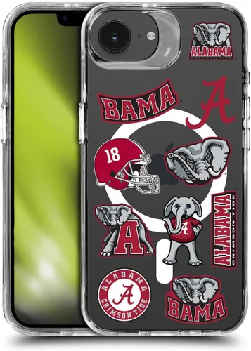 Miniatura 189 de Head Case Designs Funda de gel suave con licencia oficial de la Universidad de Alabama UA Collage compatible con Apple iPhone 13 Pro Max