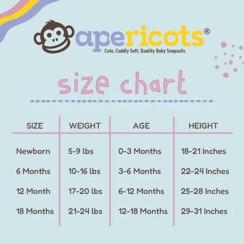 Miniatura 3 de Apericots Mameluco de manga corta para recién nacido, unisex, de algodón puro, suave, para bebé, talla 1 (0-18 meses)