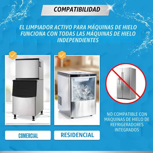 Miniatura 4 de ACTIVE Limpiador Descalcificador para Máquina de Hielo - 24 Tabletas de Limpieza Compatibles con Frigidaire, Opal, GE Profile, Kitchenaid, Removedor