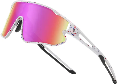 Miniatura 38 de DUCO Gafas de sol para niños y jóvenes, ligeras, con montura TR90, UV400, para béisbol, ciclismo, para niños y niñas, DK268