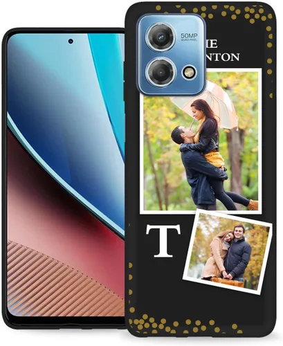 Miniatura 17 de Funda personalizada para Motorola Moto G Stylus 2020 con nombre de foto, texto y foto, GStylus personalizado -20 funda suave y fina (negro) de 6.4
