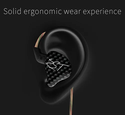 Miniatura 6 de KZ ZST Armature - Auriculares híbridos dinámicos de doble conductor, cable desmontable, monitores de audio intrauditivos, aislamiento de ruido