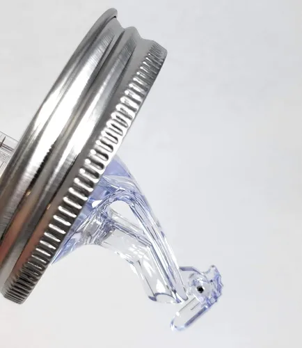 Miniatura 6 de Mason Jar Pour Spouts Stainless With Flap - Para Moonshine y Whisky - Hecho 100% en los Estados Unidos. Boquillas de tarro Mason de flujo libre que
