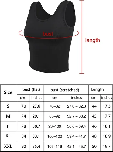 Miniatura 3 de 4 Pieces Women Basic Crop Tank Top Short Sleeveless Sports Crop Top