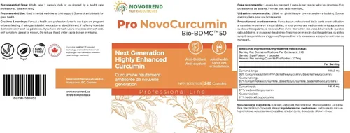 Miniatura 2 de Pro NovoCurcumin-BioBDMC50-Next Generation Curcumina altamente mejorada - 240 cápsulas