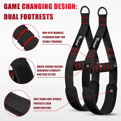 Miniatura 5 de Pull Up Assistance Bands, Heavy Duty Resistance Bands with Handles, Exercise Band with Door Anchor, Adjustable Workout Band Set for Pull Up Bar