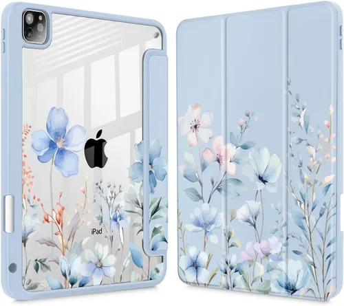 Miniatura 15 de May Chen Funda para iPad Pro de 11 pulgadas M2 de 4ª generación 2022, iPad Pro 11 de 3ª/2ª/1ª generación, Funda con cubierta trasera transparente a
