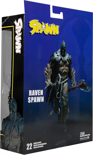 Miniatura 10 de McFarlane Toys Raven Spawn - Figura de acción de 7 pulgadas con accesorios