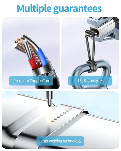 Miniatura 7 de NTONPOWER Cable USB C, cable USB C a USB C de 100 W/5 A, cable de carga PD3.0 C de 10 pies de carga rápida compatible con Samsung Galaxy S23, Pixel