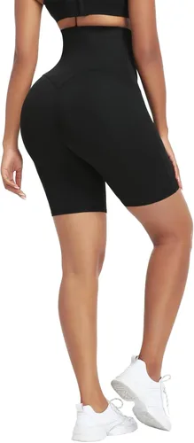 Miniatura 4 de Pantalones cortos para sudar de sauna, pantalones de compresión, entrenamiento, gimnasio, ejercicio, entrenamiento de cintura, moldeador de cuerpo