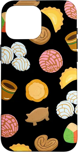 Miniatura 18 de Conchas Pan Dulce Pattern Black Phone Case Latina Gift Case Case for iPhone 17