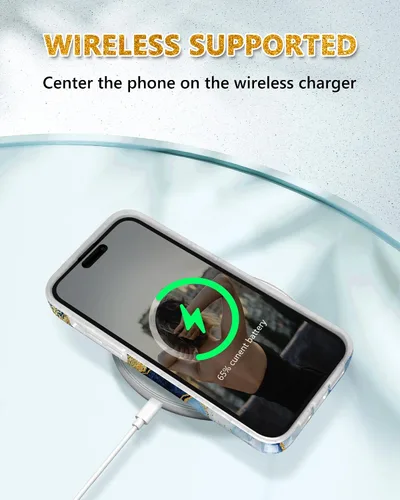 Miniatura 6 de Funda compatible con iPhone 15, diseño de mármol con purpurina dorada, a prueba de golpes, delgada, suave, funda de silicona TPU de 6.1 pulgadas