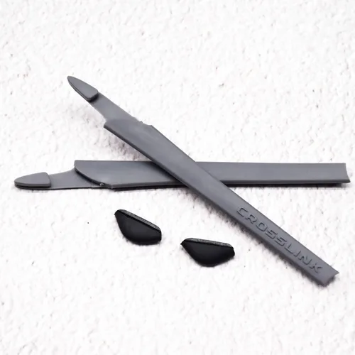 Miniatura 3 de AzulGris CompatibleReemplazo De Silicona Pierna Set Para Oakleys Crosslink Gafas De Sol Kit De Goma