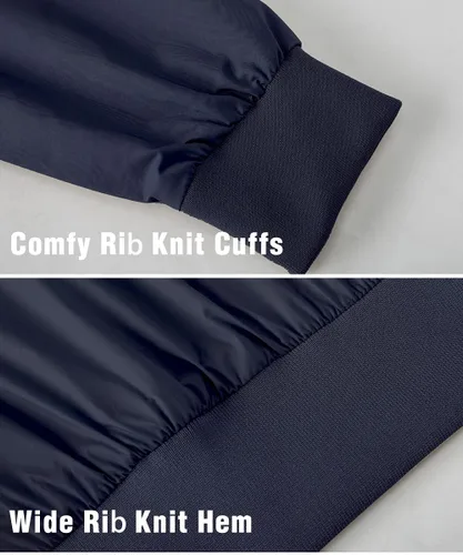 Miniatura 4 de HJWWIN Men's Slim Fit Lightweight Softshell Flight Bomber Jacket Spring Fall Coat with Pockets
