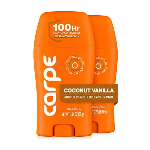 Miniatura 17 de Carpe Desodorante antitranspirante para axilas, antitranspirante extra fuerte para hombres con control de sudor de 100 horas, desodorante