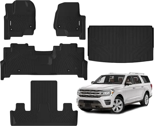 Miniatura 61 de Alfombrillas de piso Naibeve para Ford Edge 2015 2016 2017 2018 2019 2020 2021 2022 2023 2024 2025 - Ajuste personalizado para todo clima