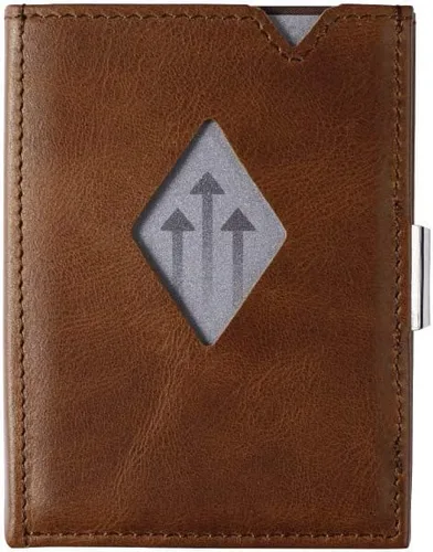 Miniatura 10 de EXENTRI Multiwallet con clip de bloqueo de acero inoxidable y bolsillo para monedas