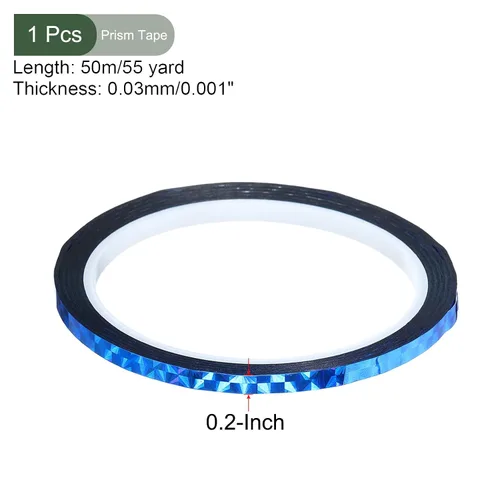 Miniatura 2 de YOKIVE Cinta de prisma, cintas decorativas holográficas reflectantes autoadhesivas, ideal para proyectos de manualidades, arte de bricolaje, hogar