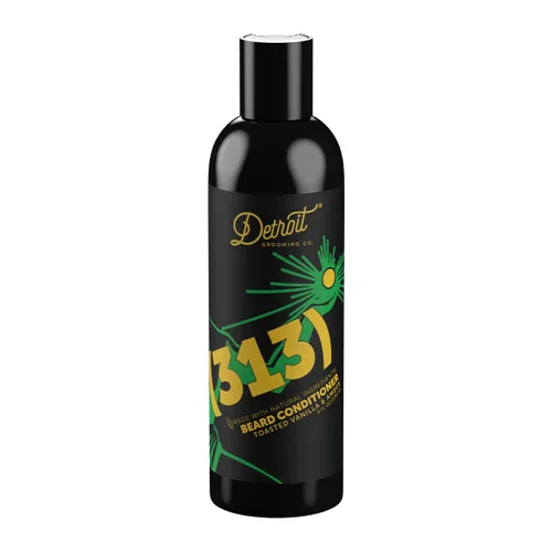 Detroit Grooming Co. Acondicionador de barba con extracto de manzana y aloe vera, suavizante, desenredante e hidratante para barba, 313 (vainilla