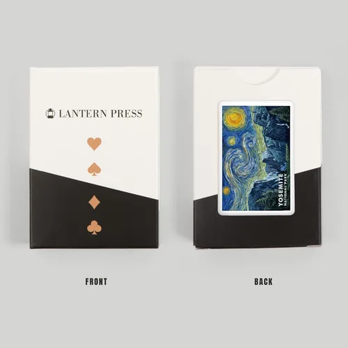 Miniatura 8 de Lantern Press Yosemite National Park, California, Starry Night, 52 Playing Cards for Adults, Poker Size Card Deck