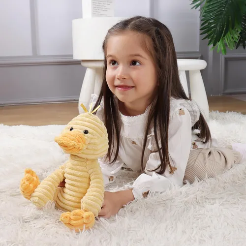 Miniatura 3 de Apricot Lamb Toys - Pato de pana de peluche suave, perfecto para niños (pato de pana, 9 pulgadas)