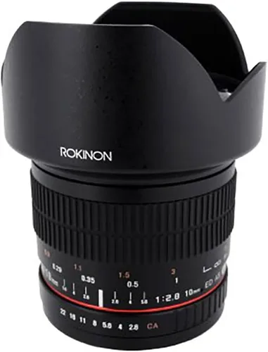 Miniatura 6 de Rokinon - Lente ángulo ultra ancho 10 mm F2.8 ED AS NCS CS, tipo EF, para cámaras digitales Canon SLR.