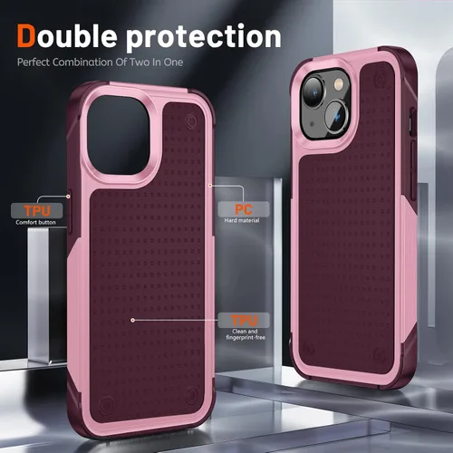 Miniatura 373 de Jeylly Funda para iPhone SE/Funda para iPhone 5S, Exterior de Plástico Duro que Absorbe Golpes + Interior de Silicona de Goma Defensor contra
