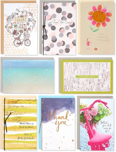 Miniatura 14 de American Greetings Tarjetas de cumpleaños surtidas de alta calidad, diseños contemporáneos (8 unidades)