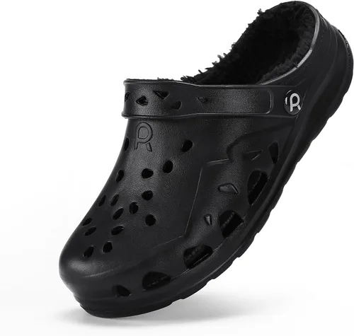 Miniatura 13 de HEVA Zuecos de jardín para mujer adulta, pantuflas clásicas sin cordones, sandalias deportivas de secado rápido