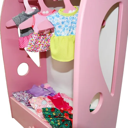 Miniatura 7 de Ropa de muñeca de bebé, 6 juegos de ropa de muñeca vestido para muñeca de 10 a 12 pulgadas, accesorios de ropa de muñeca para muñeca bebé niña Morado