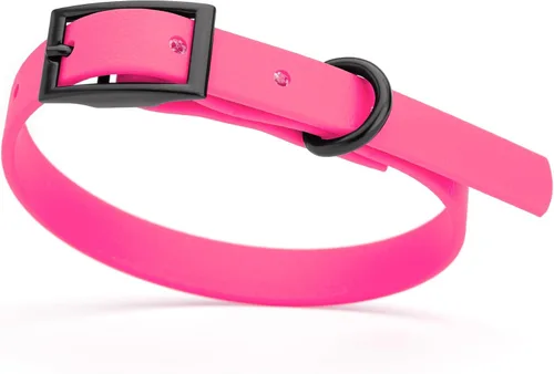 Miniatura 79 de Dogline Biothane - Collar impermeable para perro con hebilla de liberación rápida, resistente cincha de nailon recubierta con resistente y a prueba